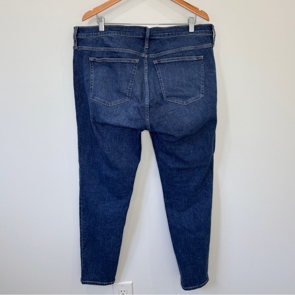 J. Crew 8” Toothpick High Rise Blue Women’s Jeans (34) - Picture 4 of 8